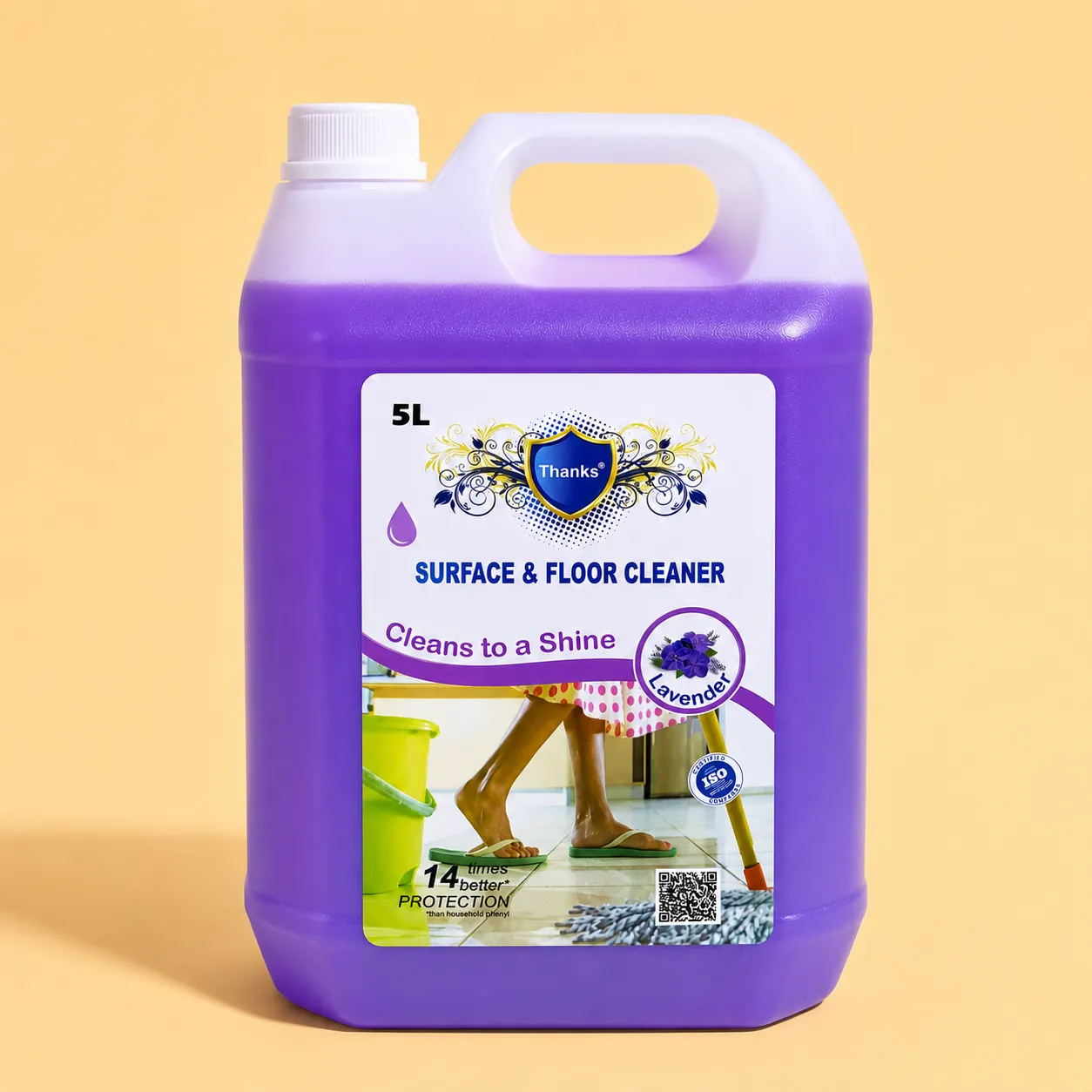 Thanks Surface & Floor Cleaner – Lavender (5L)